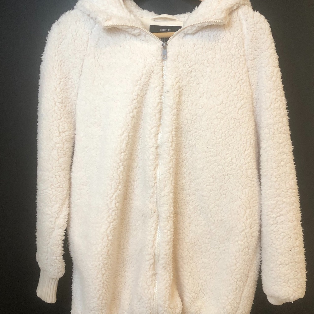 White Sherpa Jacket